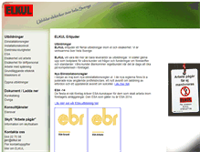 Tablet Screenshot of elkul.se